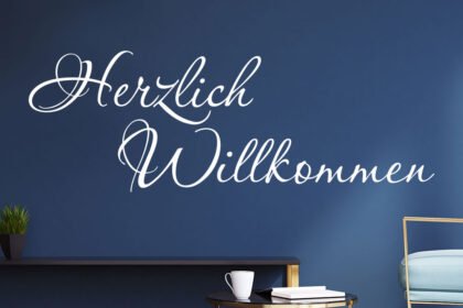 herzlich willkommen