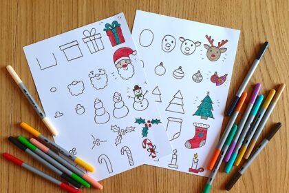 dessin de noël facile